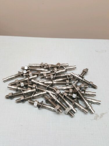 3/8-16" X 3" (304) Stainless Steel Wedge Anchors  10pc LOTS  Factory New
