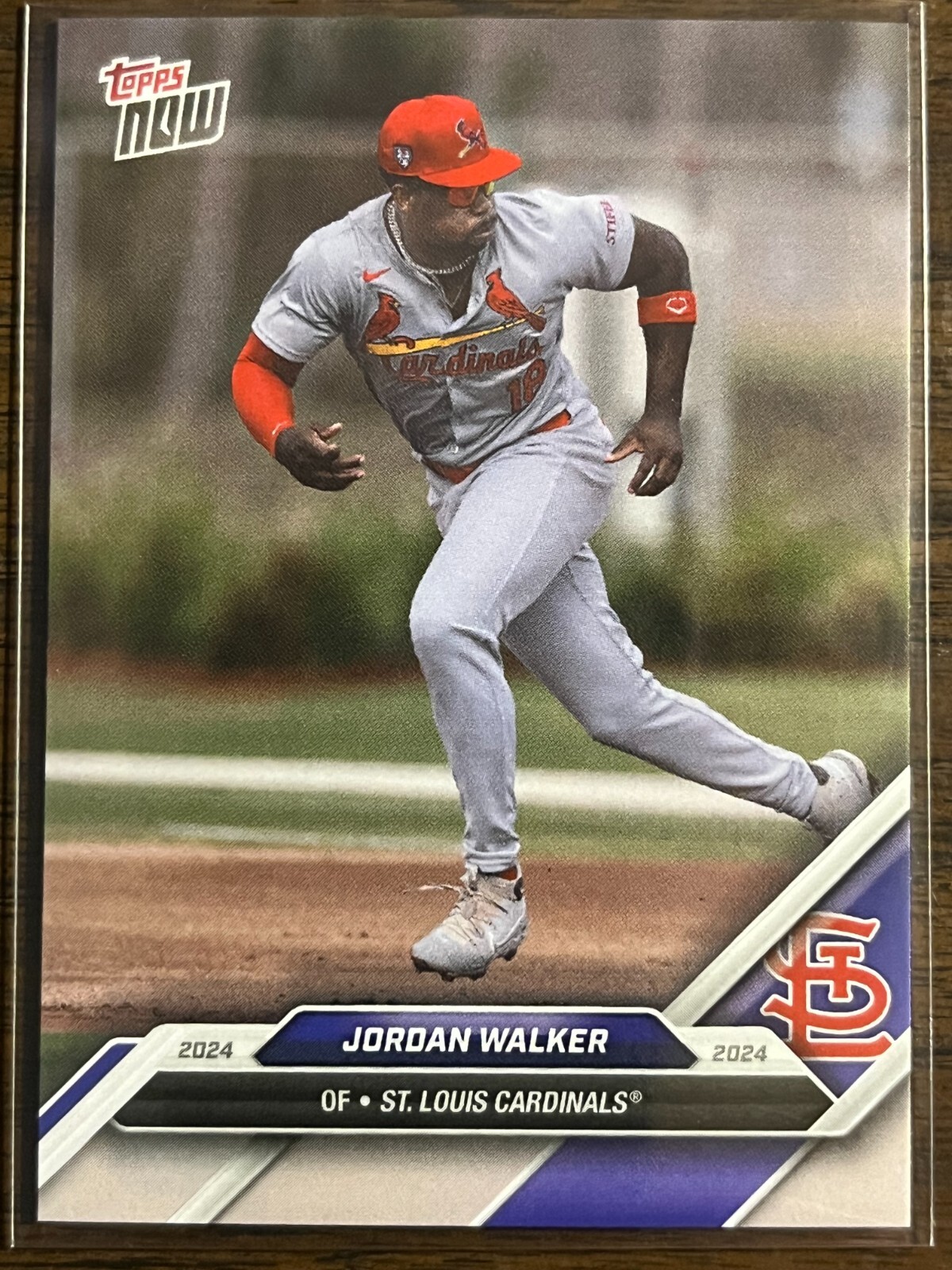 直筆サイン シリアル Topps JORDAN WALKER AUTO Jordan Walker 2023 Topps Chrome Red Wave Rookie Auto /5 PSA