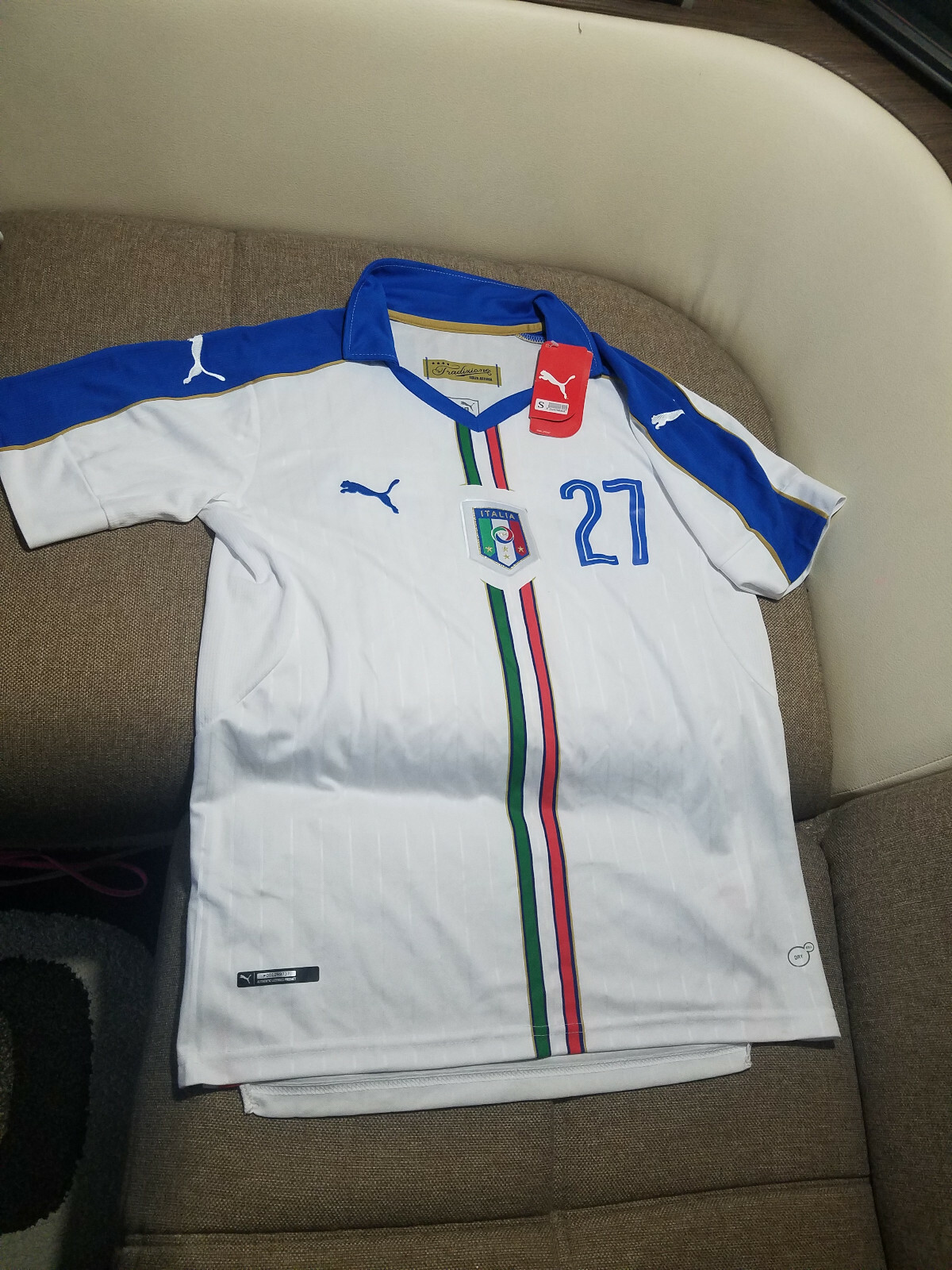 PUMA - イタリア代表　Euro2008　選手支給品　№15　クアリアレッラ イタリア代表 Euro2008 選手支給品 №15 クアリアレッラ