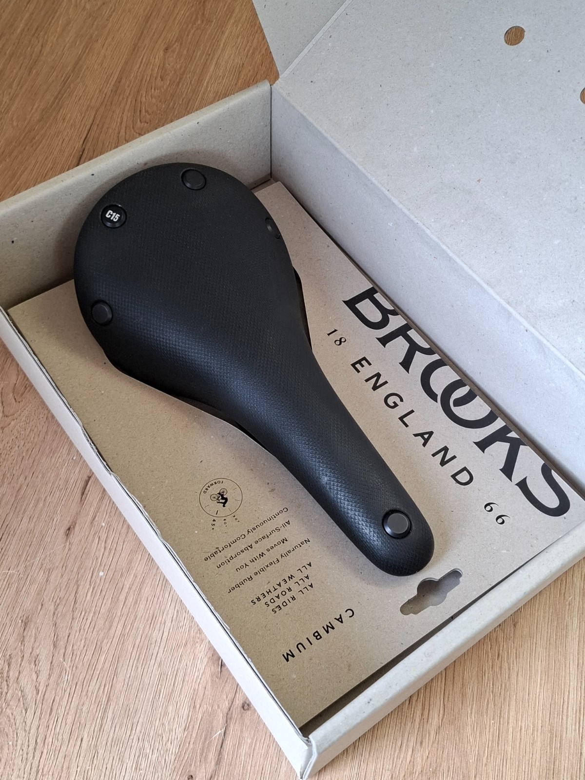 【BROOKS】CAMBIUM C15 TEST SADDLE c15-brooks-england-chris-king-