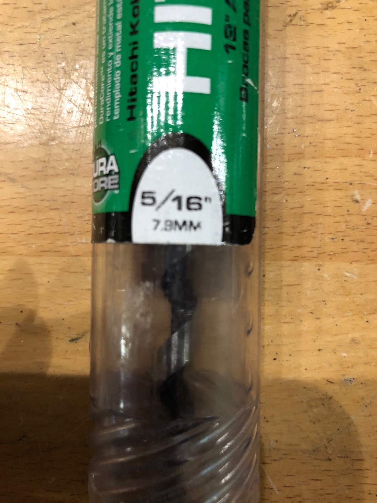 Hitachi 728241 5/16-inch x12-inch Auger Drill Bit