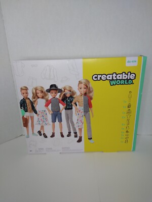 Creatable World Deluxe Character Kit Doll Blonde Wavy DC-414 100+ LOOKS Mattel 