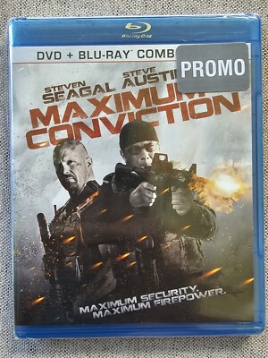 MAXIMUM CONVICTION [Two-Disc Blu-Ray / DVD Combo] NEW SEALED RARE PROMO RELEASE