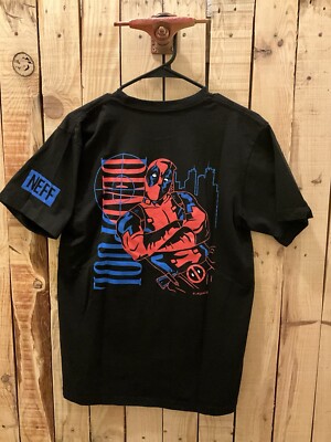 Deadpool Marvel X Neff X Force Black Shirt Men s Medium