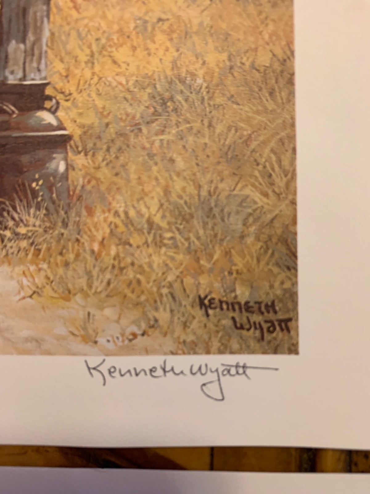 (3) Vintage 1978 Kenneth Wyatt western prints 13x17