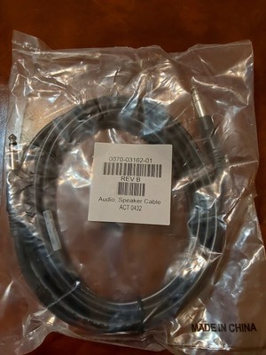 AUDIO SPEAKER CABLE REV B 0070-03162-01 NEW IN PACKAGE  ACT 0432