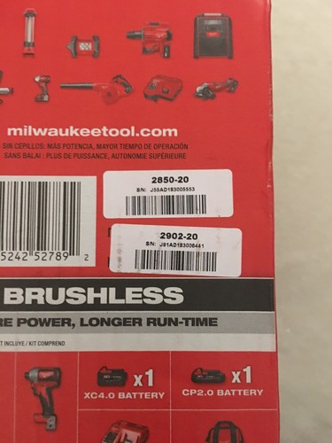 Milwaukee 2893-22CX Drill / Impact Combo Kit 18-Volt with (2) 4Ah Batterie