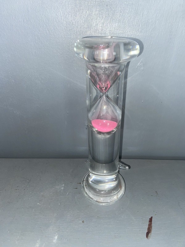 Superbe Sablier Vintage 70âS Space ÃGe Verre