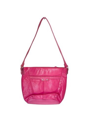 Pink Super Soft Leather Shoulder Bag Soft Leather RN 108833 | eBay
