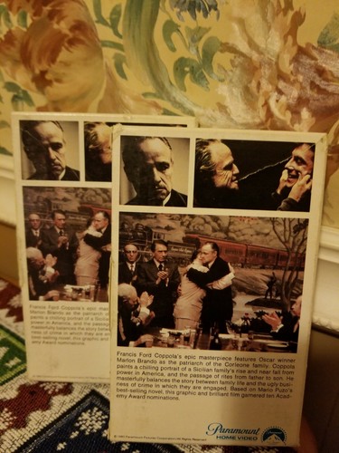 THE Godfather BETA Tape Movie Part 1 And 2 Great Condition