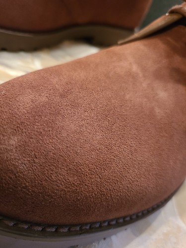 Pre-owned Coach $450  Men Suede Leather Shoes Boots 11 D Brown Limited Edition