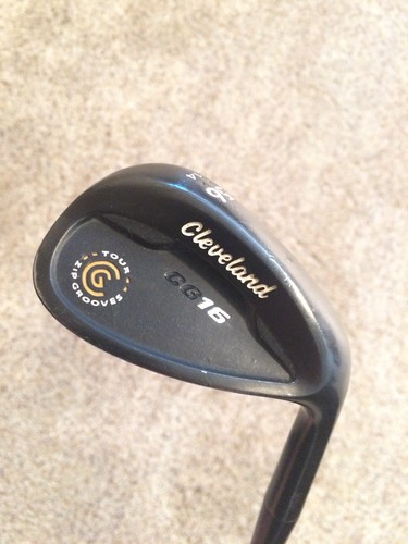 Cleveland CG16 Wedge Set 56 60 degree Sand Lob Black Pearl Tour Zip Groove RH