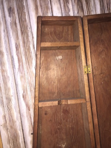 Old Antique Wood 3/4 Violin Coffin Case