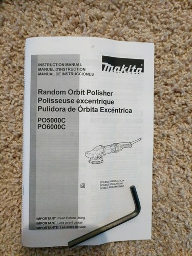 Makita PO500C Dual Action Random Orbital Forced Rotation Polisher like flex 3401