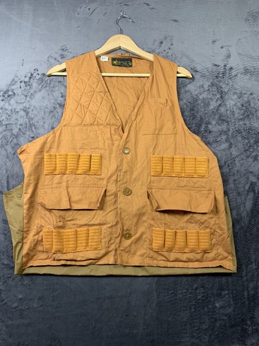 Gilet De Chasse Filet Savane Orange PERCUSSION - Gilets de Chasse