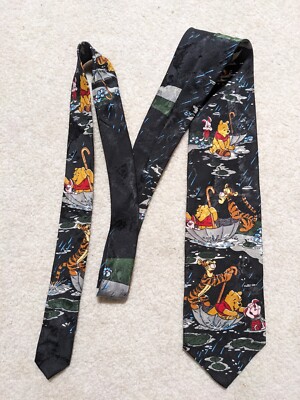 Tie Rack Winnie the Pooh Tie 100% Silk Italy Pooh your choice of scenes / colors