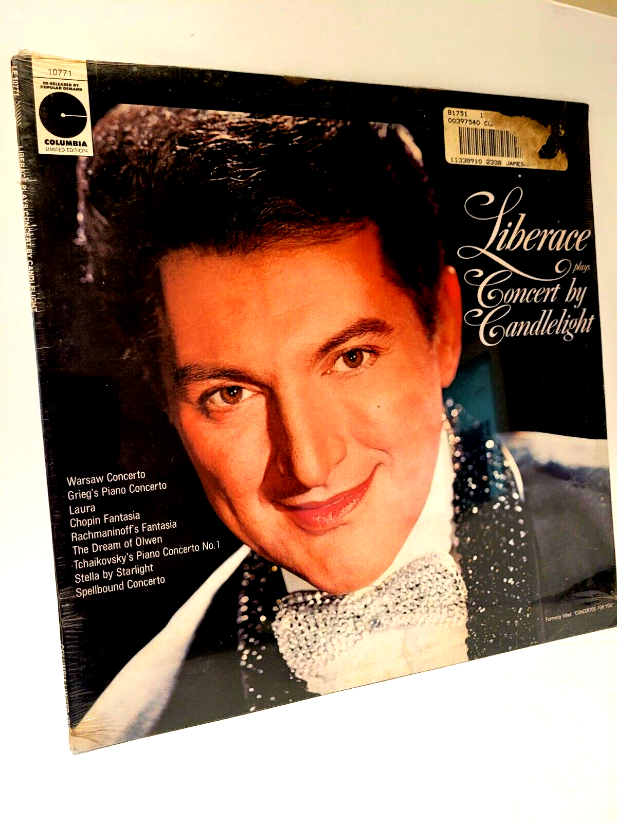 Liberace Plays Concert By Candlelight -RARE-Brand new & Sealed