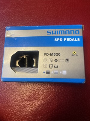 Shimano PD-M520 MTB XC SPD Pedals Set w/ Cleat SM-SH51