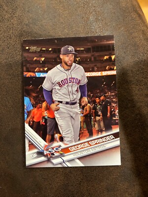 George Springer 2017 Topps SP Variation #US9 Houston Astros