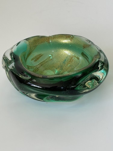 伊90s vintage lump made in Italy ムラーノガラス Vintage Italian Italy Murano Glass Lamp Silver Flecks. For