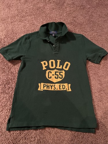 Polo Ralph Lauren ポロベア　ラガーシャツ キッズXL グリーン Polo Ralph Lauren ポロベア ラガーシャツ キッズXL グリーン