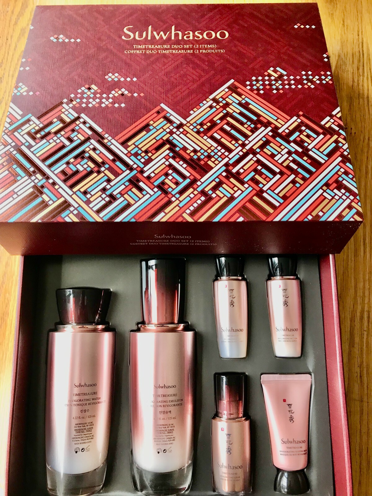 Sulwhasoo Timetreasure Invigorating Skincare Duo Set Luxury Anti-aging K-beauty