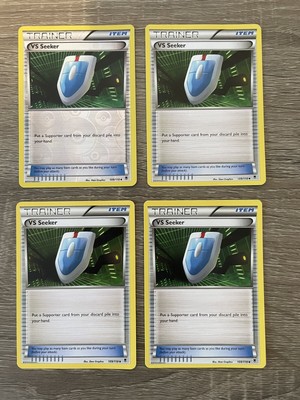 4x Pokemon VS Seeker 109/119 Card Lot MP