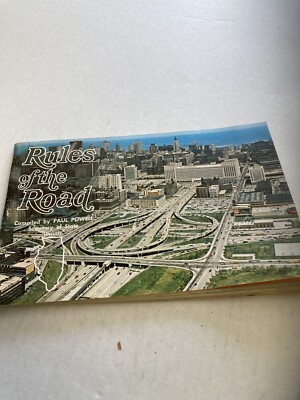 1968 ILLINOIS ''RULES OF THE ROAD'' 99 PAGES MANUAL