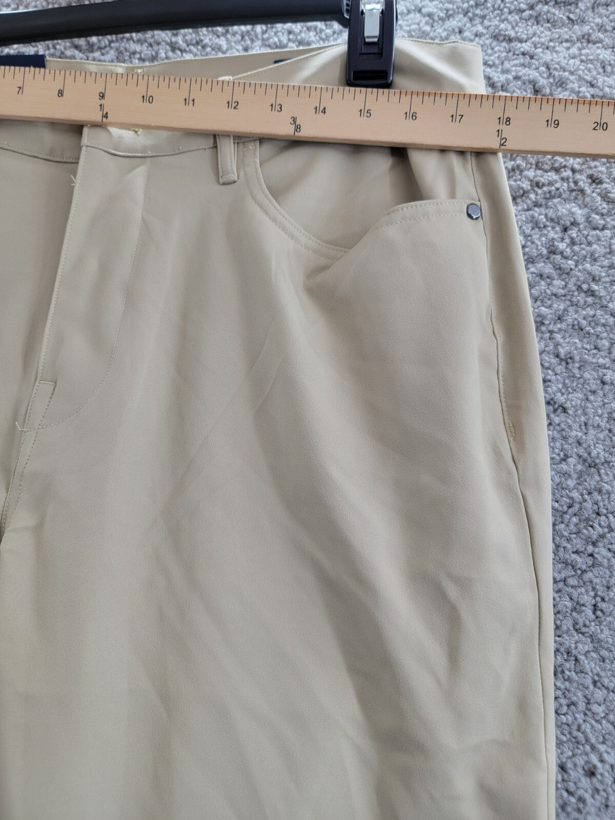 Polo Ralph Lauren Slim-Fit Performance Chino Pants Men's 34/30 Khaki Button Zip - Picture 5 of 18