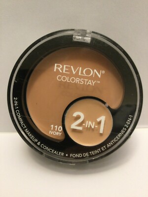 Revlon ColorStay 2-In-1 Compact Makeup & Concealer Full Size ~ Choose Shade NEW.