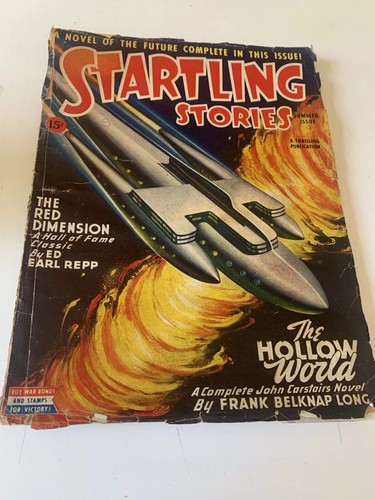 STARTLING STORIES Summer 1945 (John Carstairs novel by Frank Belknap Long)