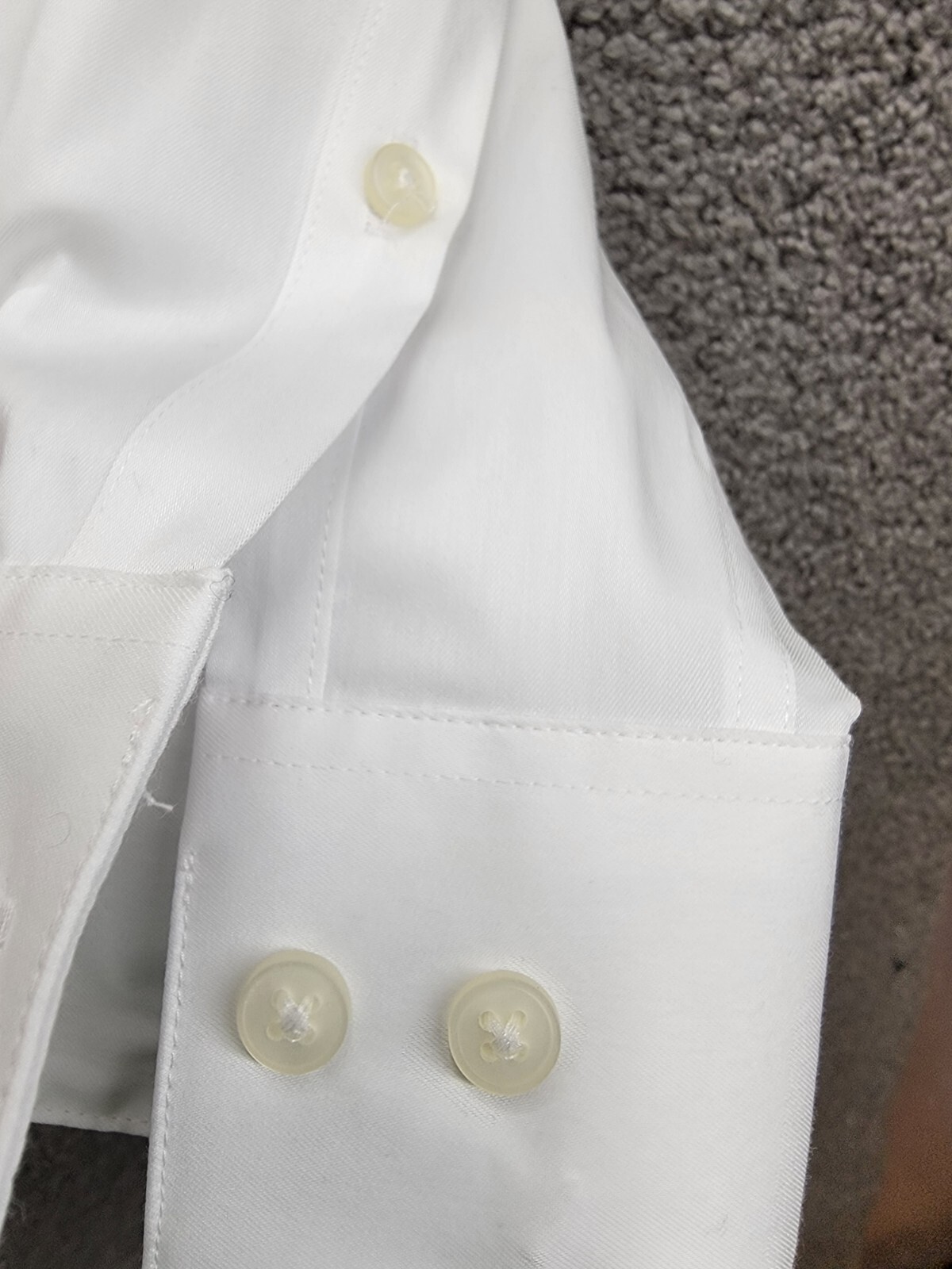 Calvin Klein Infinite Color Regular Fit Dress Shirt Men's M 15-15.5 34-35 White - Picture 11 of 19