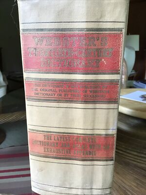 Webster s 20th Century Dictionary W/Latest Atlas & Extensive Appendix