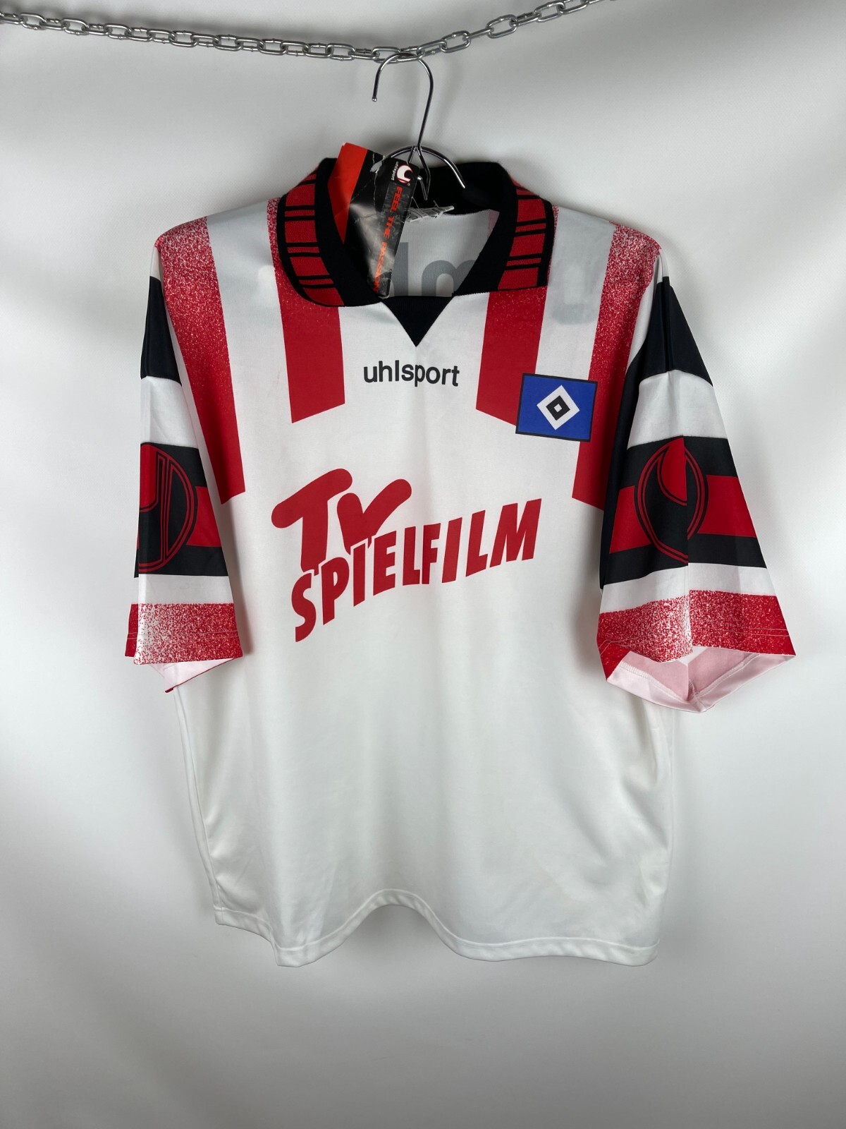 UHLsport Hamburg 1995 1996 home soccer jersey football shirt UHLsport Hamburg 1995 1996 home soccer jersey football shirt
