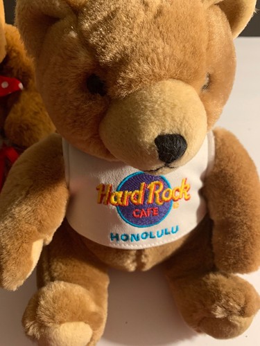 Collectibles Teddy Bear 3pcs Hard Rock Cafe, Hallmark & Godiva