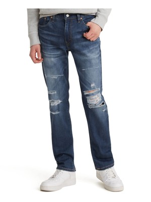 LEVIS Мужские темно-синие зауженные джинсы спортивного кроя стрейч W30/ L32