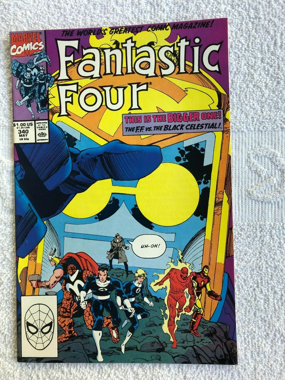 Fantastic Four #340 (May 1990, Marvel) VF 8.0 | eBay