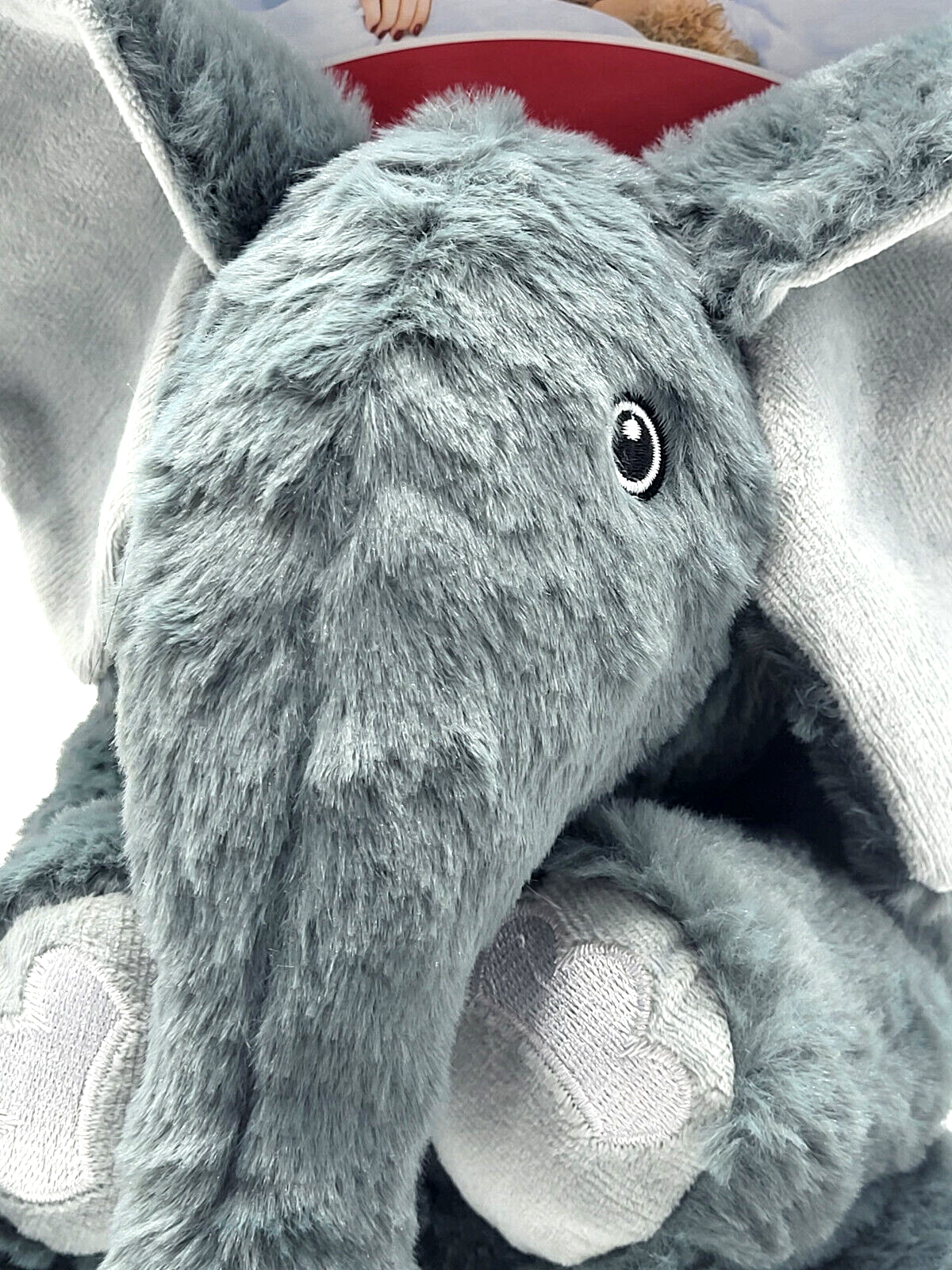 KONG Comfort Kiddos JUMBO Elephant Soft Plush Removable Squeaker Dog Toy 14"