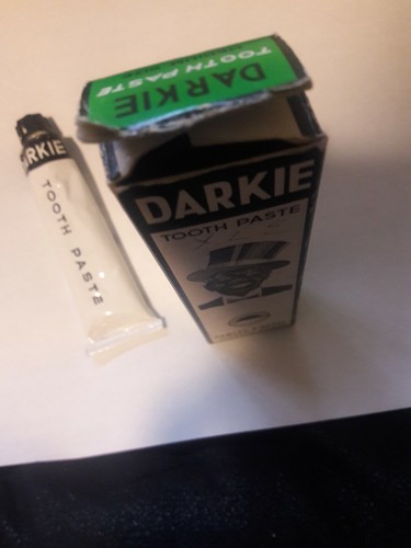 Darkie toothpaste, tube and box