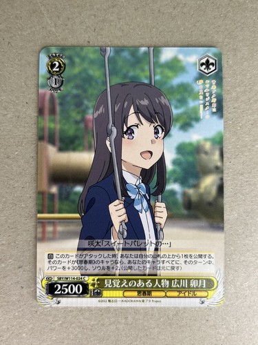 Weiss Schwarz Rascal Does Not Dream of Bunny Girl Senpai SBY
