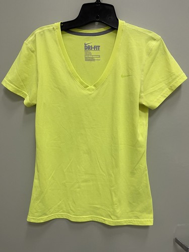 neon green nike shirt women's