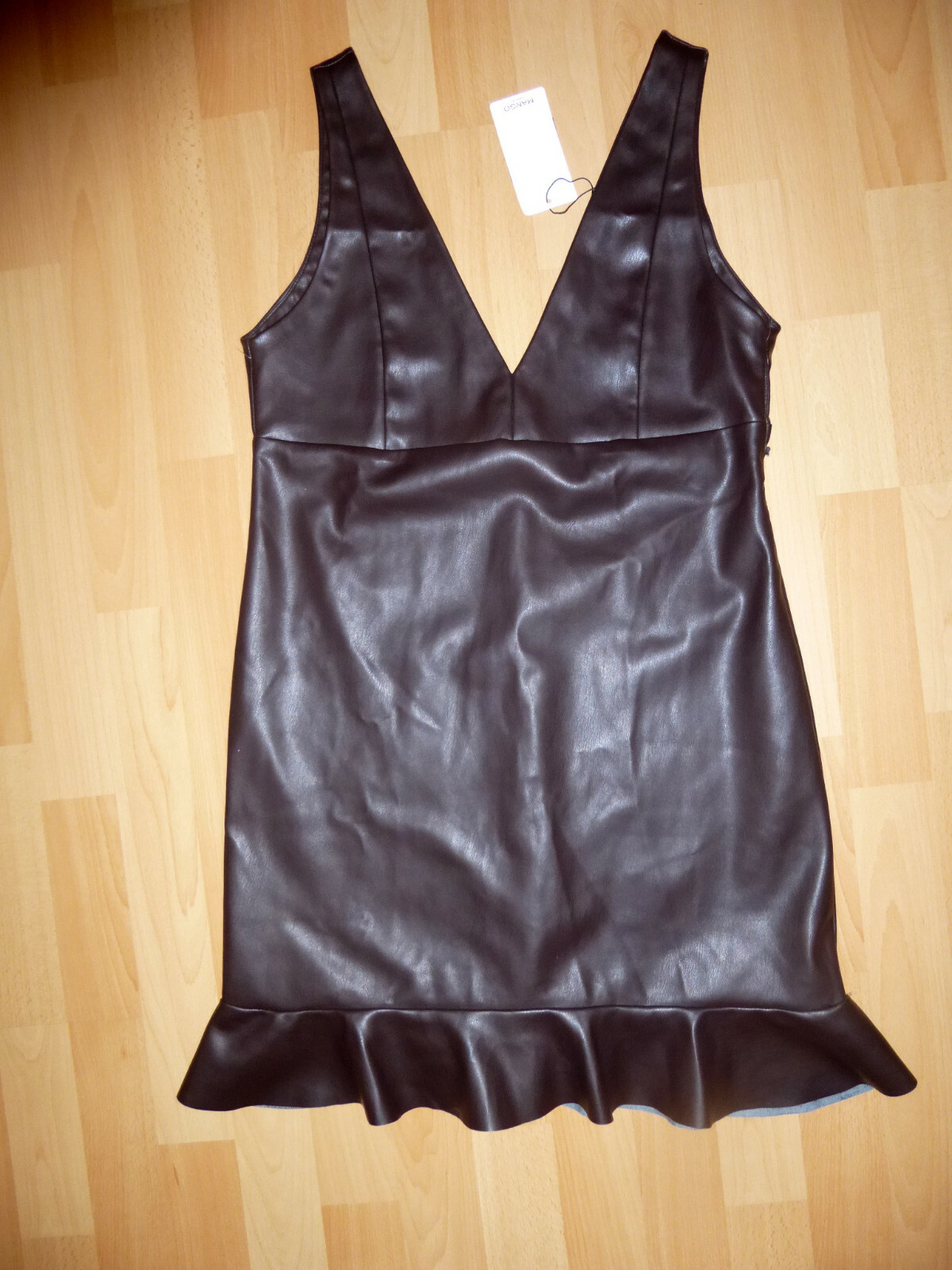 MANGO MNG - Marken leder- Kleid -S 36, 38 , M - stylish, edel, elegant