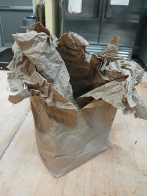 ''Grundge'' Themed Bag, Hand-torn and  Re-crafted!