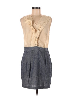 Blanc Noir Women Gray Casual Dress M