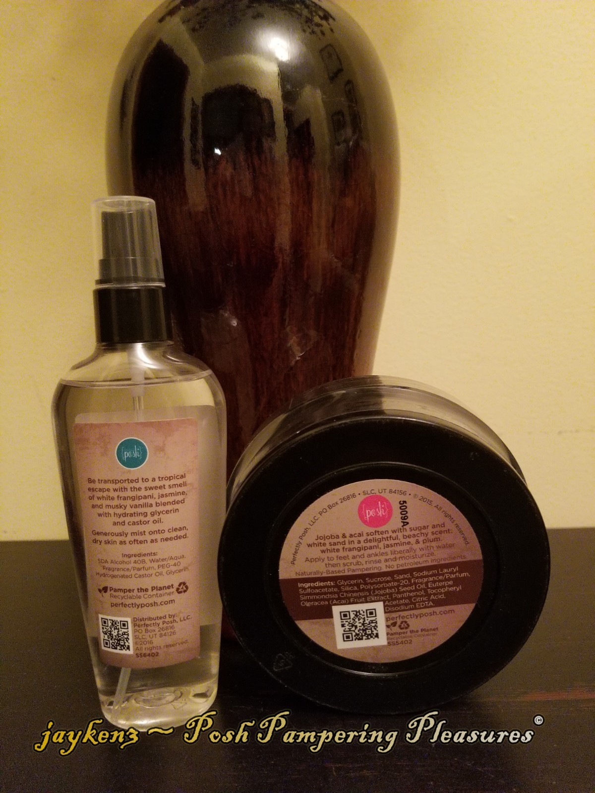 Perfectly Posh ~ WALK ON THE BEACH ~ Body Scrub & Mister ~ NEW|SEALED ~ Retired