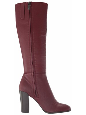 

KENNETH COLE NEW YORK Женские бордовые кожаные сапоги Justin на блочном каблуке, Burgundy, KL05629LE