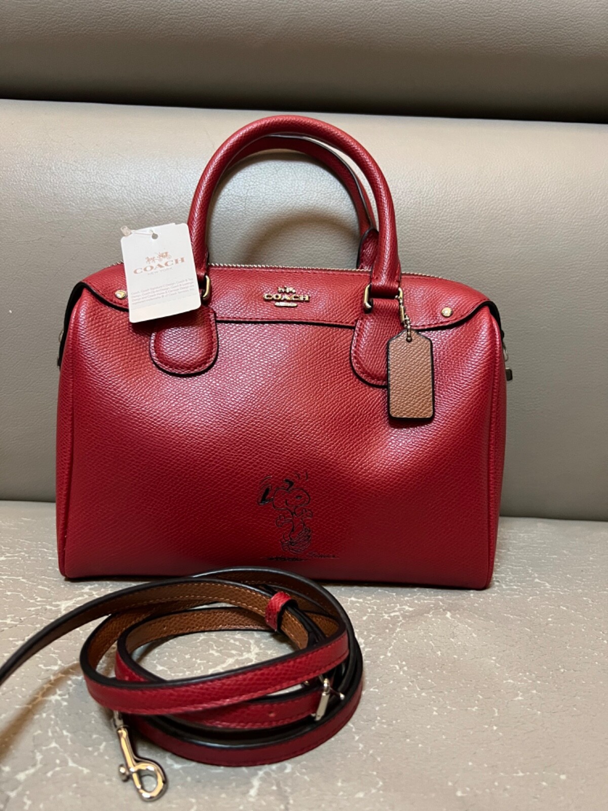 発送は8/4★COACH×PEANUTSバッグ★ COACH X PEANUTS SNOOPY mini POUCH from Japan | eBay