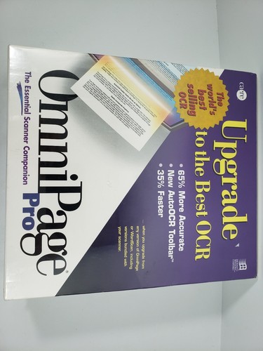 OmniPage Pro Version 6.0 Caere OCR Software For Microsoft Windows New In Box