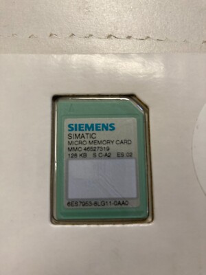 NEW SEALED PKG,Siemens S7 Series Memory Module, 6ES79538LG110AA0, 128KB MMC,