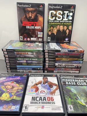 PS2 + Games  Lot You Pick! Same Day Shipping PlayStation 2